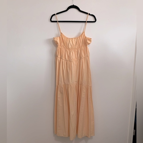 BNWT Vince Women's Tie Back Cami Dress size M retail $495 - Picture 3 of 6